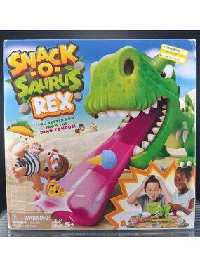 Snack-O-Saurus Rex Dinosaur-Themed Board Game For Kids 5+